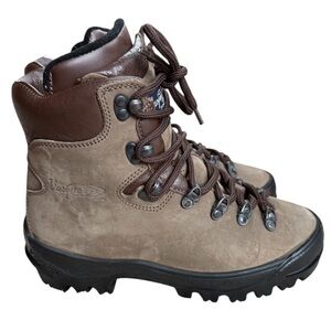 Vasque Sundowner Hiking Boots Vibram Sole Brown Leather Italy Men’s 7.5